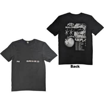 Merch Post Malone: Post Malone Unisex T-shirt: Collage (back Print & Ex-tour) (small) S