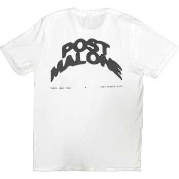 Merch Post Malone: Post Malone Unisex T-shirt: Curved Logo 2023 Tour (back Print & Ex-tour) (medium) M