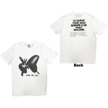 Merch Post Malone: Post Malone Unisex T-shirt: Inflatable Butterfly 2023 Tour (back Print & Ex-tour) (small) S