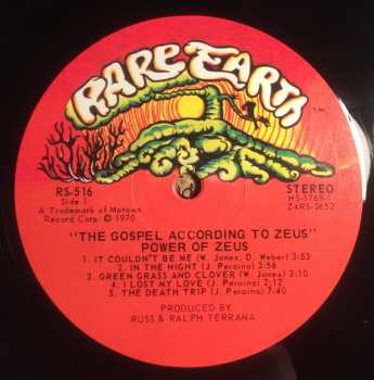 LP Power Of Zeus: The Gospel According To Zeus 60696