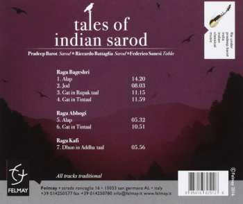 CD Pradeep Barot: Tales Of Indian Sarod 277626