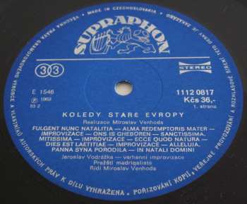 LP Prague Madrigal Singers: Koledy Staré Evropy (75/2) 106627