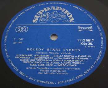 LP Prague Madrigal Singers: Koledy Staré Evropy (75/2) 106627