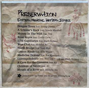 LP Preservation: Eastern Medicine, Western Illness 565160