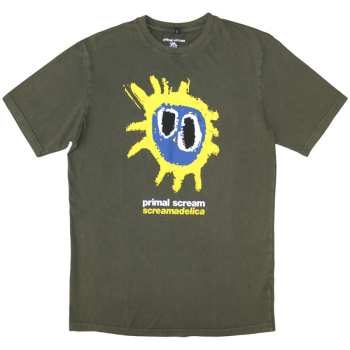 Merch Primal Scream: Stone Wash Tričko Screamadelica