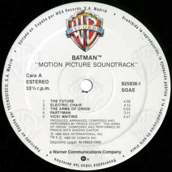 LP Prince: Batman (Motion Picture Soundtrack) 626889