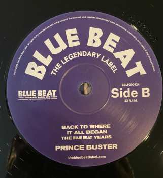 2LP Prince Buster: Back To Where It All Began - The Blue Beat Years LTD | NUM 543685