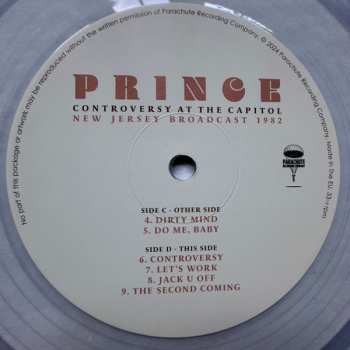 2LP Prince: Controversy At The Capitol (New Jersey Broadcast 1982) CLR 647192