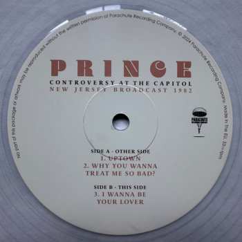 2LP Prince: Controversy At The Capitol (New Jersey Broadcast 1982) CLR 647192