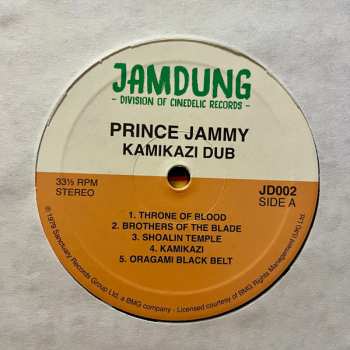 LP Prince Jammy: Kamikazi Dub 646689