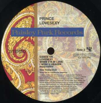 LP Prince: Lovesexy 565750