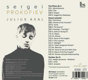 CD Sergei Prokofiev: Romeo & Juliet 557201