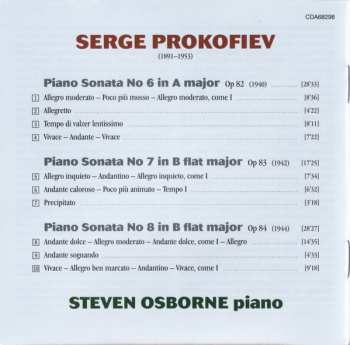 CD Sergei Prokofiev: Piano Sonatas Nos 6, 7 & 8 558999