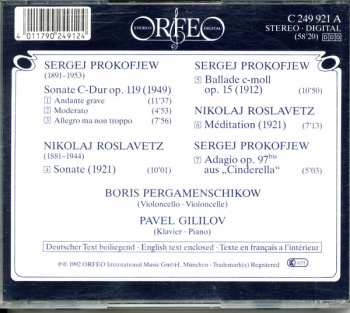 CD Sergei Prokofiev: Sonate Op. 119 - Ballade Op. 15 - Sonate (1921) - Meditation 627731