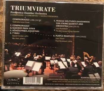 CD ProMusica Chamber Orchestra: Triumvirate  547488