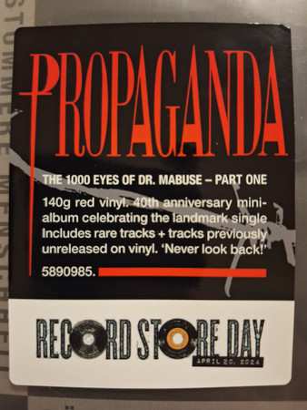 LP Propaganda: Die 1000 Augen Des Dr. Mabuse / The 1000 Eyes Of Dr. Mabuse - Part One LTD 598674