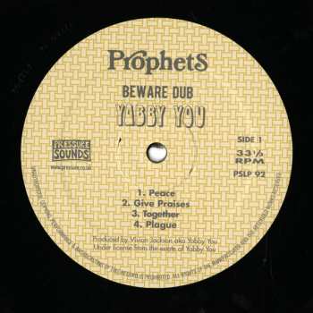 2LP The Prophets: Beware Dub 614050