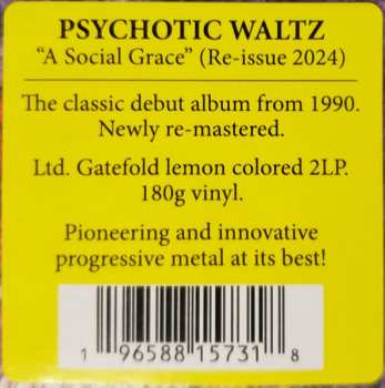 2LP Psychotic Waltz: A Social Grace LTD 605950