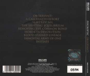 CD Psycroptic: Ob(Servant) NUM | LTD | DIGI 228143