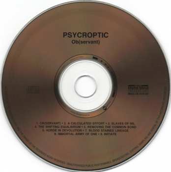 CD Psycroptic: Ob(Servant) NUM | LTD | DIGI 228143