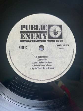 3LP Public Enemy: Revolverlution Tour 2003 DLX 583244