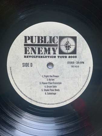 3LP Public Enemy: Revolverlution Tour 2003 DLX 583244