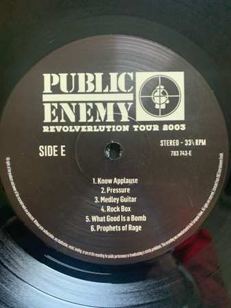 3LP Public Enemy: Revolverlution Tour 2003 DLX 583244