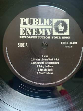 3LP Public Enemy: Revolverlution Tour 2003 DLX 583244