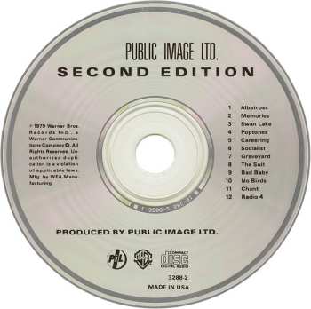 CD Public Image Limited: Second Edition 651538