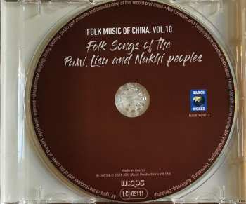 CD Pumi: Folk Songs Of The Pumi, Lisu And Nakhi Peoples 439680