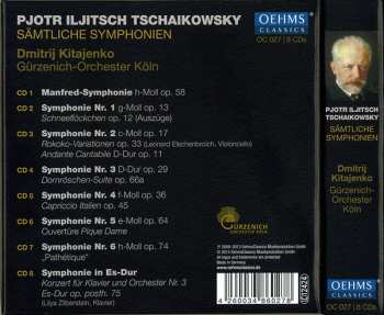 8CD/Box Set Pyotr Ilyich Tchaikovsky: Sämtliche Symphonien 448754