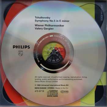 3CD Pyotr Ilyich Tchaikovsky: Symphonies 4, 5 & 6 45274