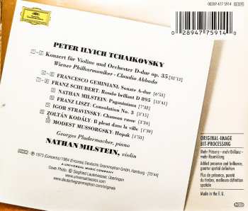 CD Pyotr Ilyich Tchaikovsky: Violin Concerto • Encores By Gemini, Schubert, Liszt, Stravinsky, Mussorgsky 93871