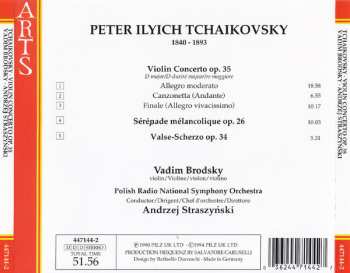 CD Pyotr Ilyich Tchaikovsky: Violin Concerto Op.35, Serenade Melancolique Op.26, Valse-Scherzo Op.34 601101