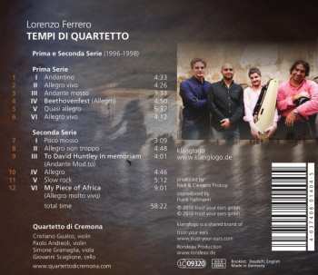 CD Quartetto Di Cremona:  Tempi Di Quartetto 549481