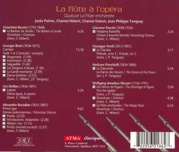 CD Quatuor La Flute Enchantée Quartet: La Flûte à L'opéra   658699