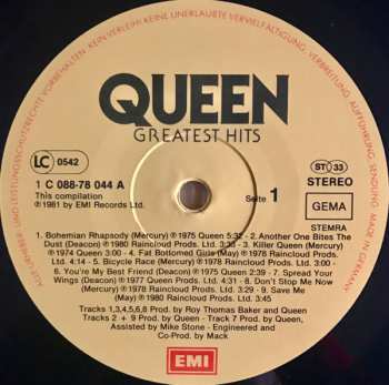 LP Queen: Greatest Hits 656295