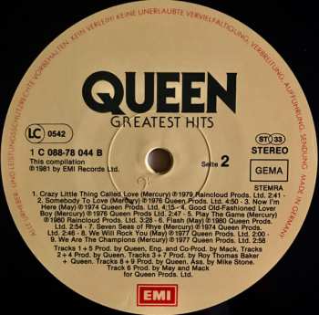 LP Queen: Greatest Hits 656295