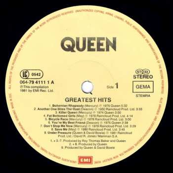 LP Queen: Greatest Hits 431242