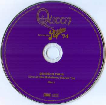 2CD Queen: Live At The Rainbow '74 LTD 595090