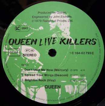 2LP Queen: Live Killers 491379