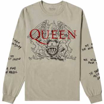 Merch Queen: Long Sleeve Tričko Handwritten