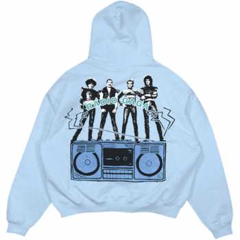 Merch Queen: Queen Unisex Pullover Hoodie: Radio Ga Ga (back Print) (small) S