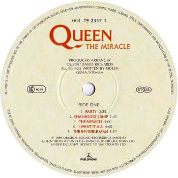 LP Queen: The Miracle 649784