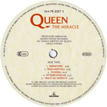 LP Queen: The Miracle 649784