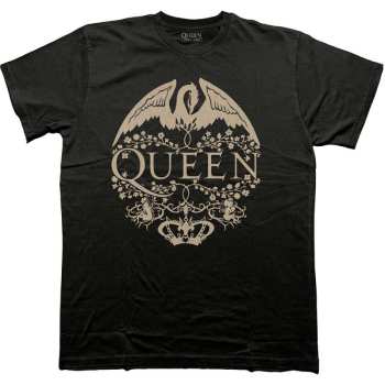 Merch Queen: Tričko Floral Crest Mono