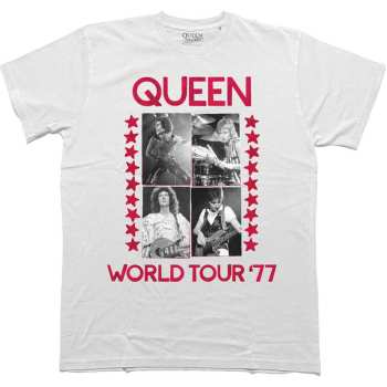 Merch Queen: Queen Unisex T-shirt: World Tour 77 (xx-large) XXL