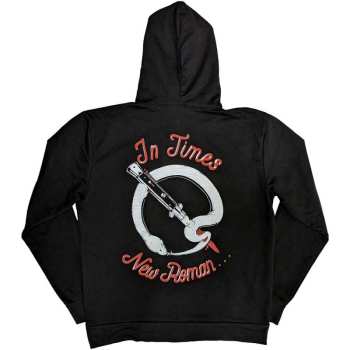 Merch Queens Of The Stone Age: Queens Of The Stone Age Unisex Pullover Hoodie: Snake Logo (back Print) (small) S