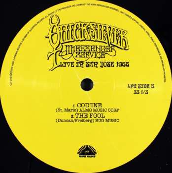 2LP Quicksilver Messenger Service: Live In San Jose 1966 615311