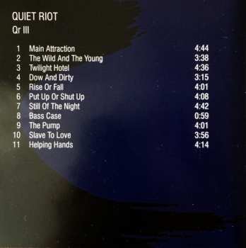 CD Quiet Riot: QR III 618472